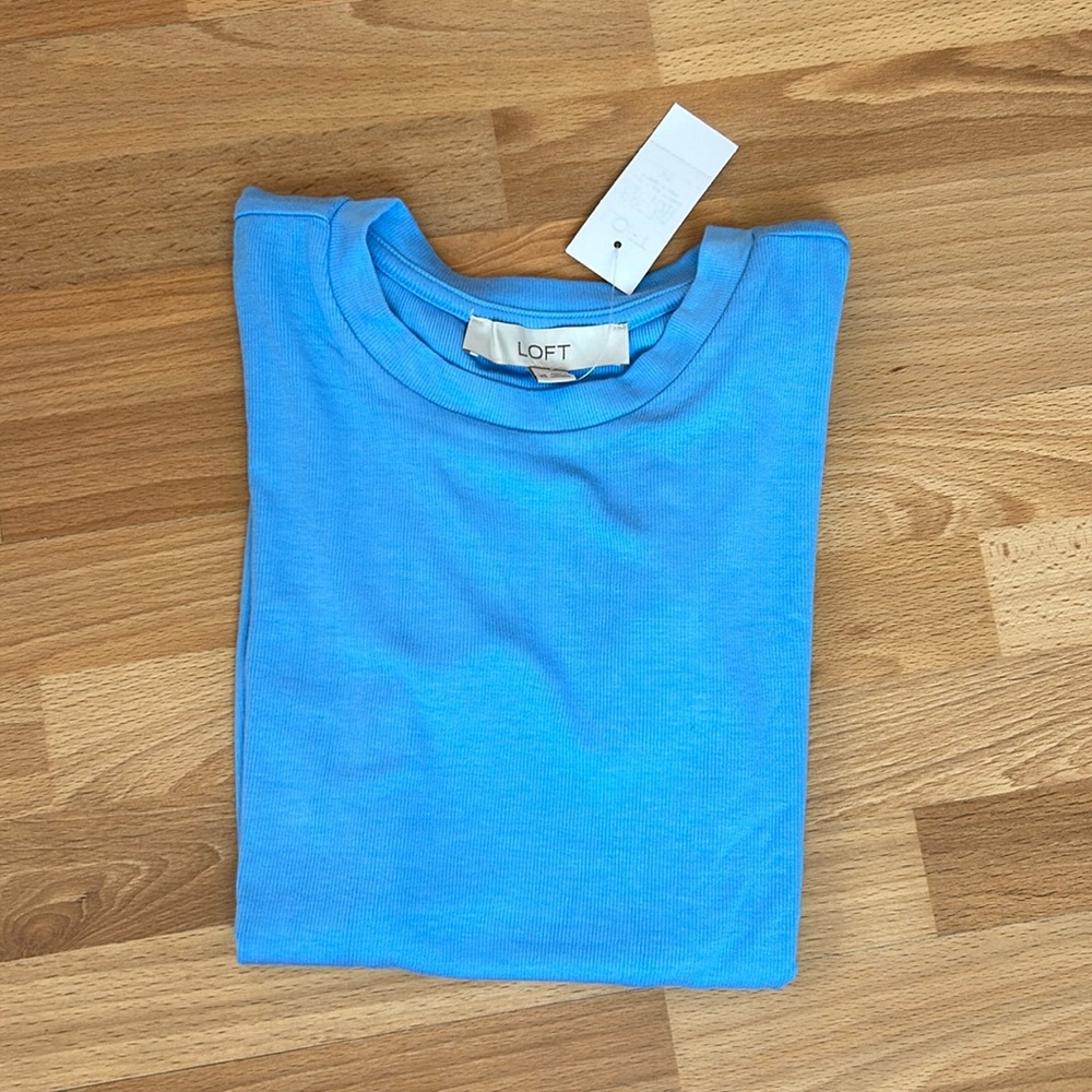The Perfect Ribbed Crew Neck Tee - Picture 6 of 6